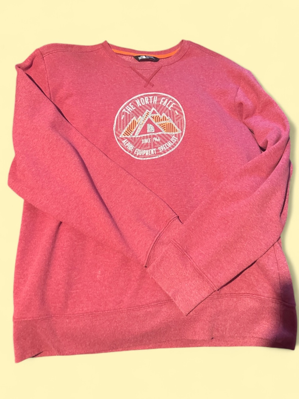 The North Face Men's Crewneck Sweatshirt - Rose Pink